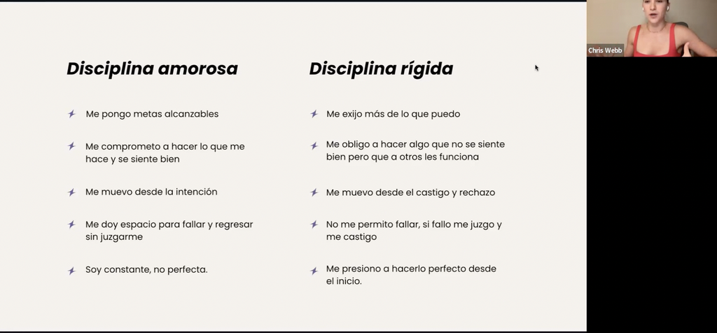 Cultivando el balance y disciplina