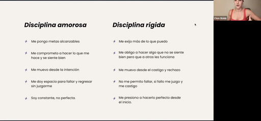 Cultivando el balance y disciplina