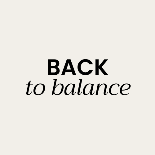 Back to Balance